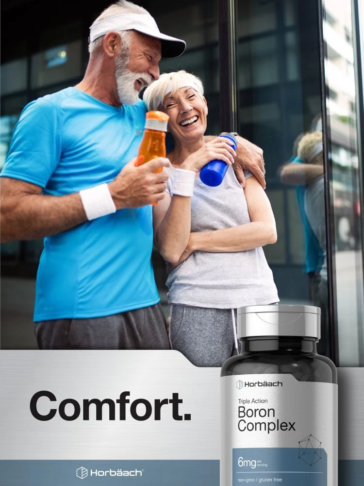 Bottle of Triple Boron Complex 6mg to support health and wellness