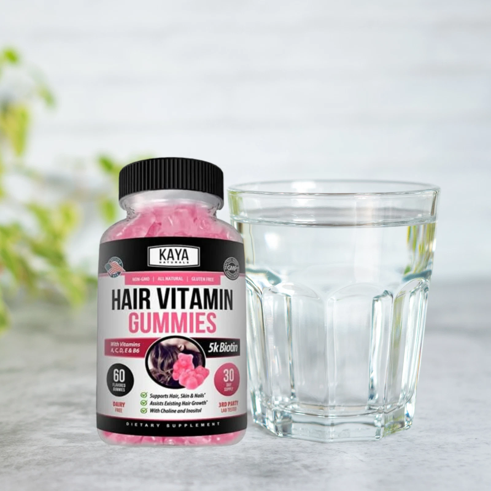 Bottle of Multi Vitamin Gummy 60 Count with multivitamin, daily nutritional support to support health and wellness