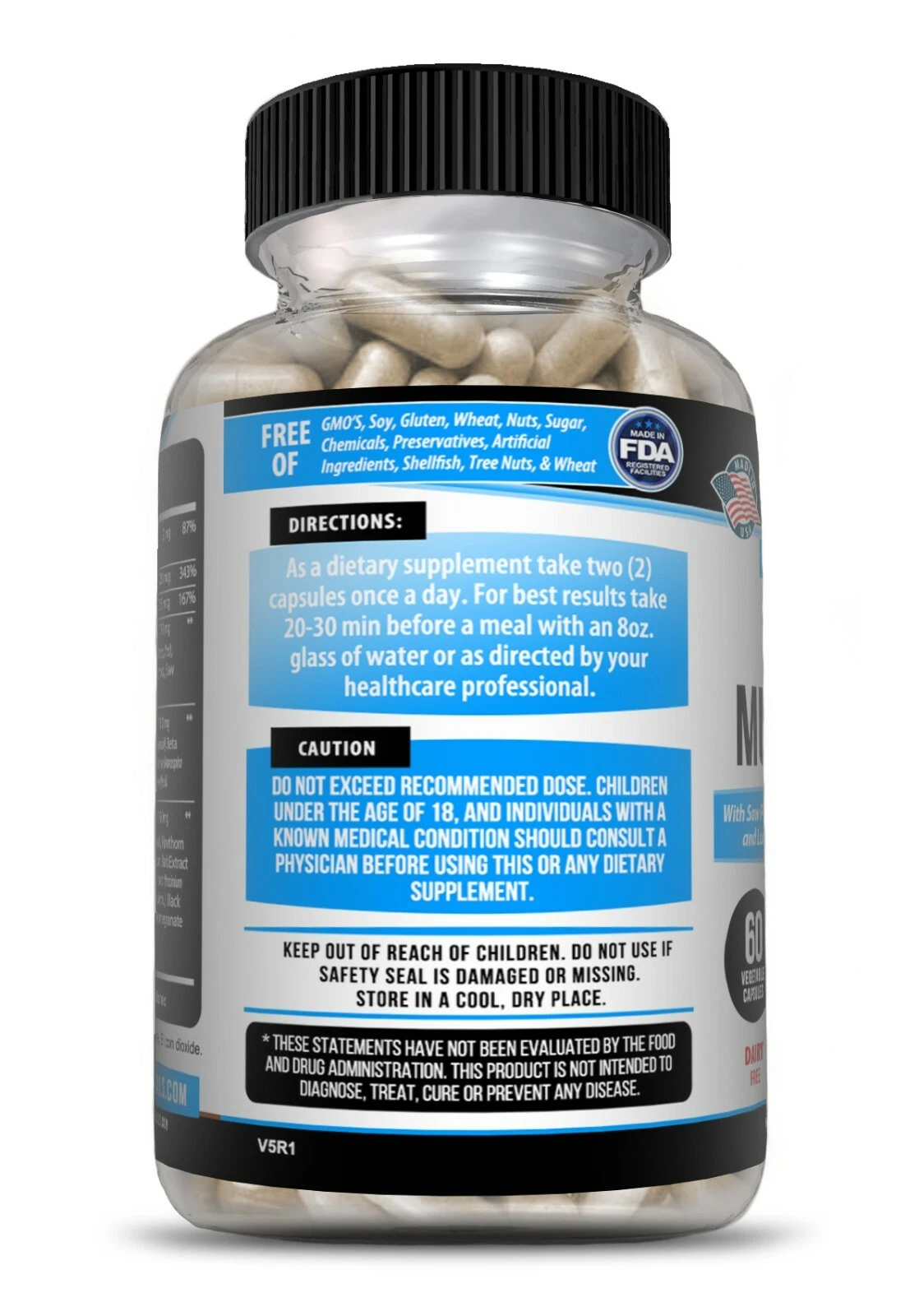 Bottle of Multi Vitamin for Men 60ct with multivitamin, prostate health support to support health and wellness