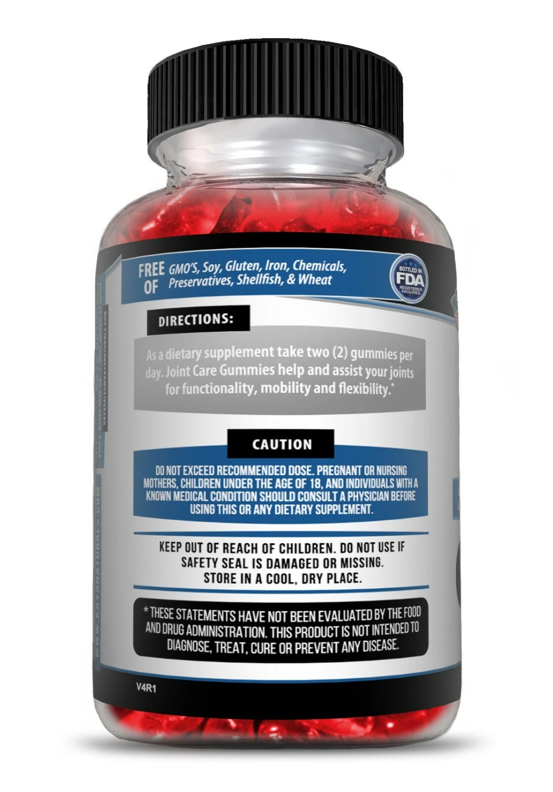 Bottle of Joint Care Gummies 2 Pack 60ct with glucosamine, joint pain & mobility support to support health and wellness
