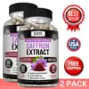 Bottle of Saffron Extract 2 Pack 60ct with saffron, mood & focus support to support health and wellness