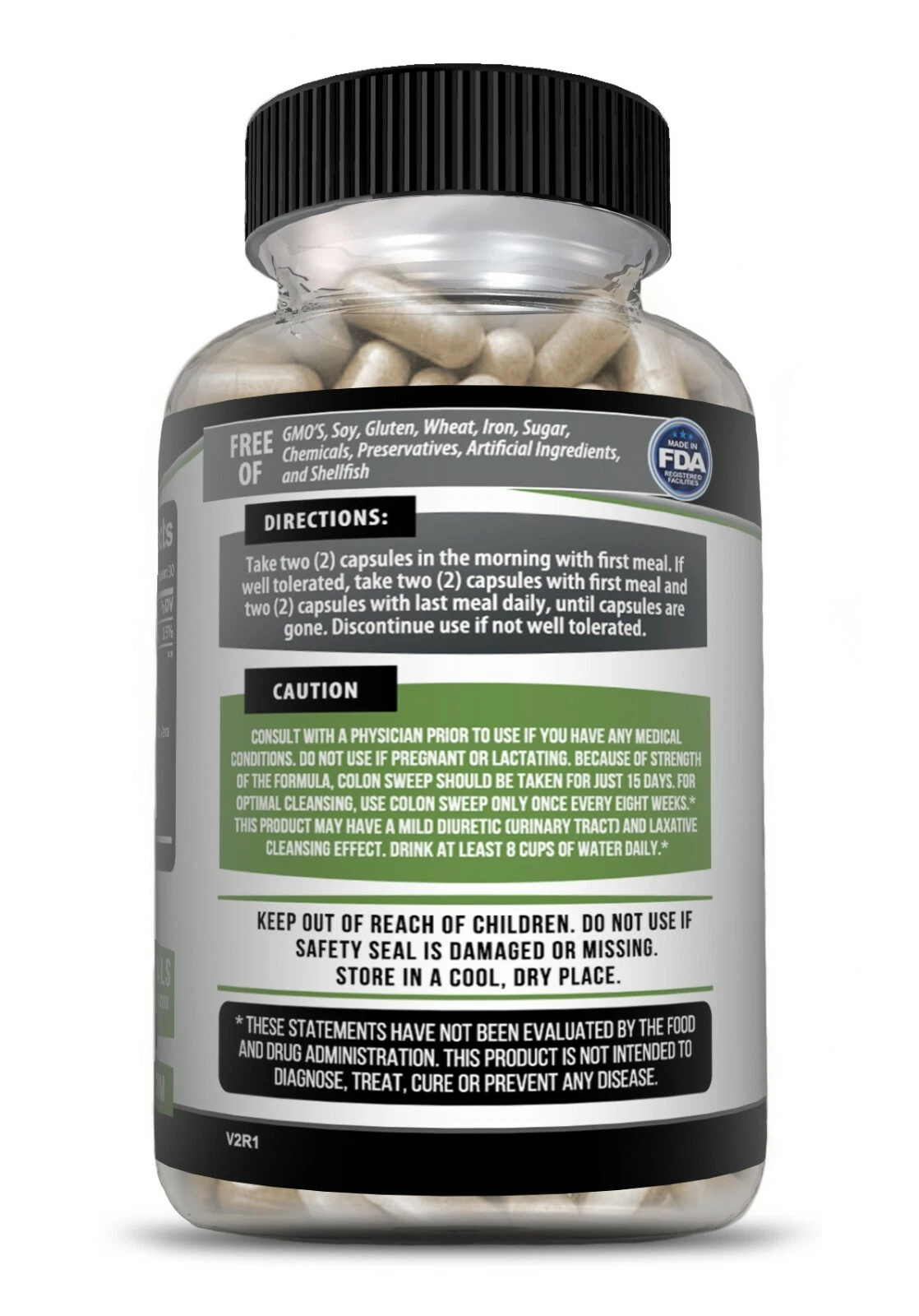 Bottle of Detox Colon Liver Cleanse with detox, liver & colon support to support health and wellness