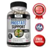 Bottle of Prostate Supplement with saw palmetto, prostate health support to support health and wellness