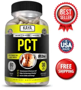 Bottle of Testosterone & Liver Support with testosterone, hormone & liver health to support health and wellness