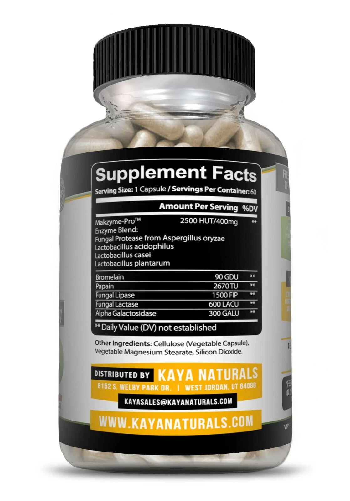 Image of Digestive Enzymes Supplement with Prebiotics & Probiotics – Digestive Health Support, 3x60ct