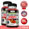 Image of Apple Cider Vinegar Gummies for Weight Loss & Detox Support – 2 Pack, 60ct, 1000mg