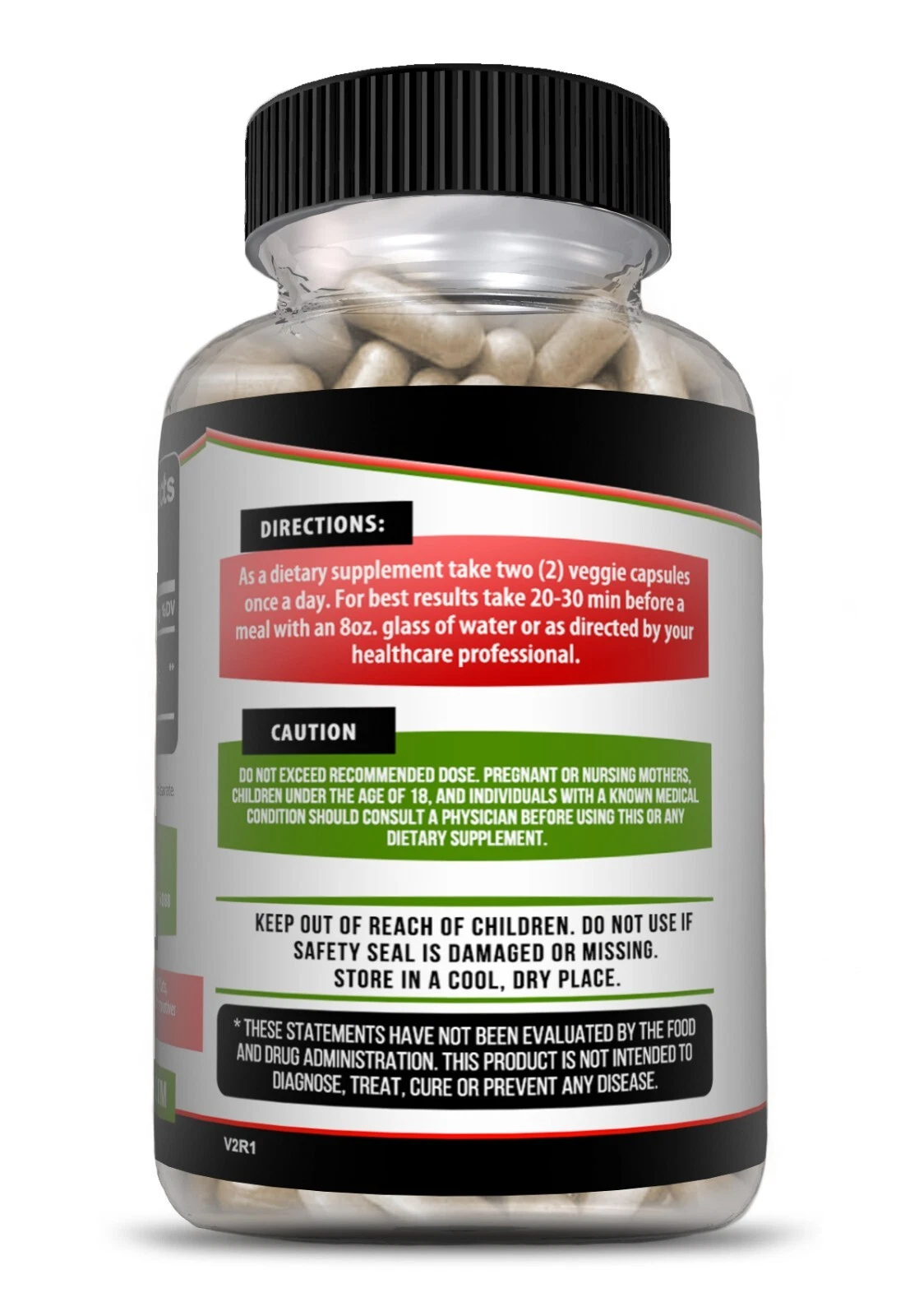 Image of Berberine HCL Supplement for Cholesterol & Glucose Support – 2 Pack, 60 Capsules