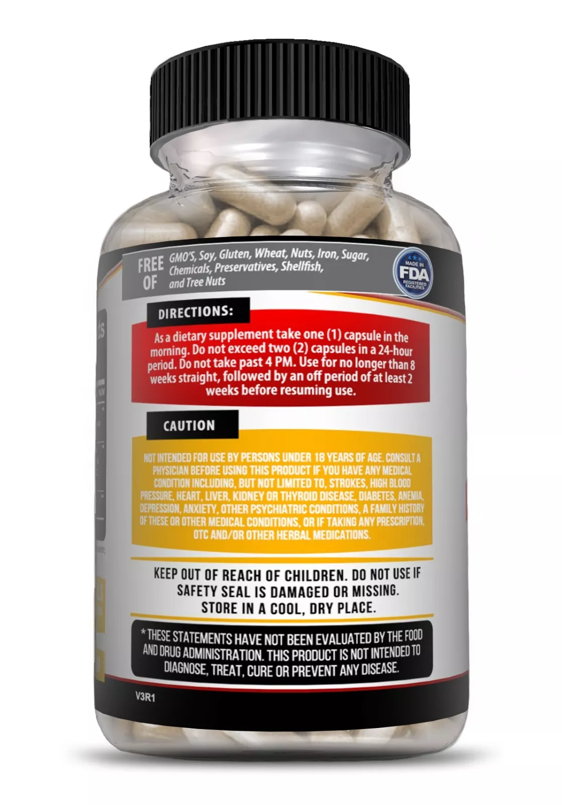 Image of Thermogenic Fat Burner for Weight Loss & Appetite Control – OXY Burn 471mg
