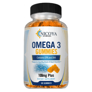 (1 Pack) Omega-3 Fish Oil Gummies for Joint & Heart Support – 100 MG+, 60ct